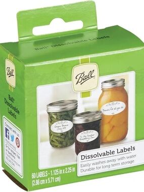 Ball Dissolvable Labels*